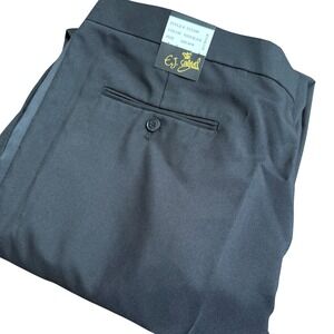 EJ Samuel Tuxedo Pants Style TUX109 White Black 46R40W Wool Blend Pleated